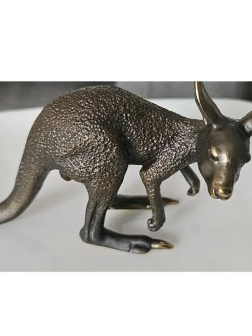 RARE Pete Smit Kangaroo Bronze Sculpture